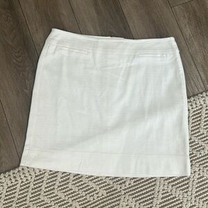 Beautiful Talbots White Tweed Skirt | Size 16P